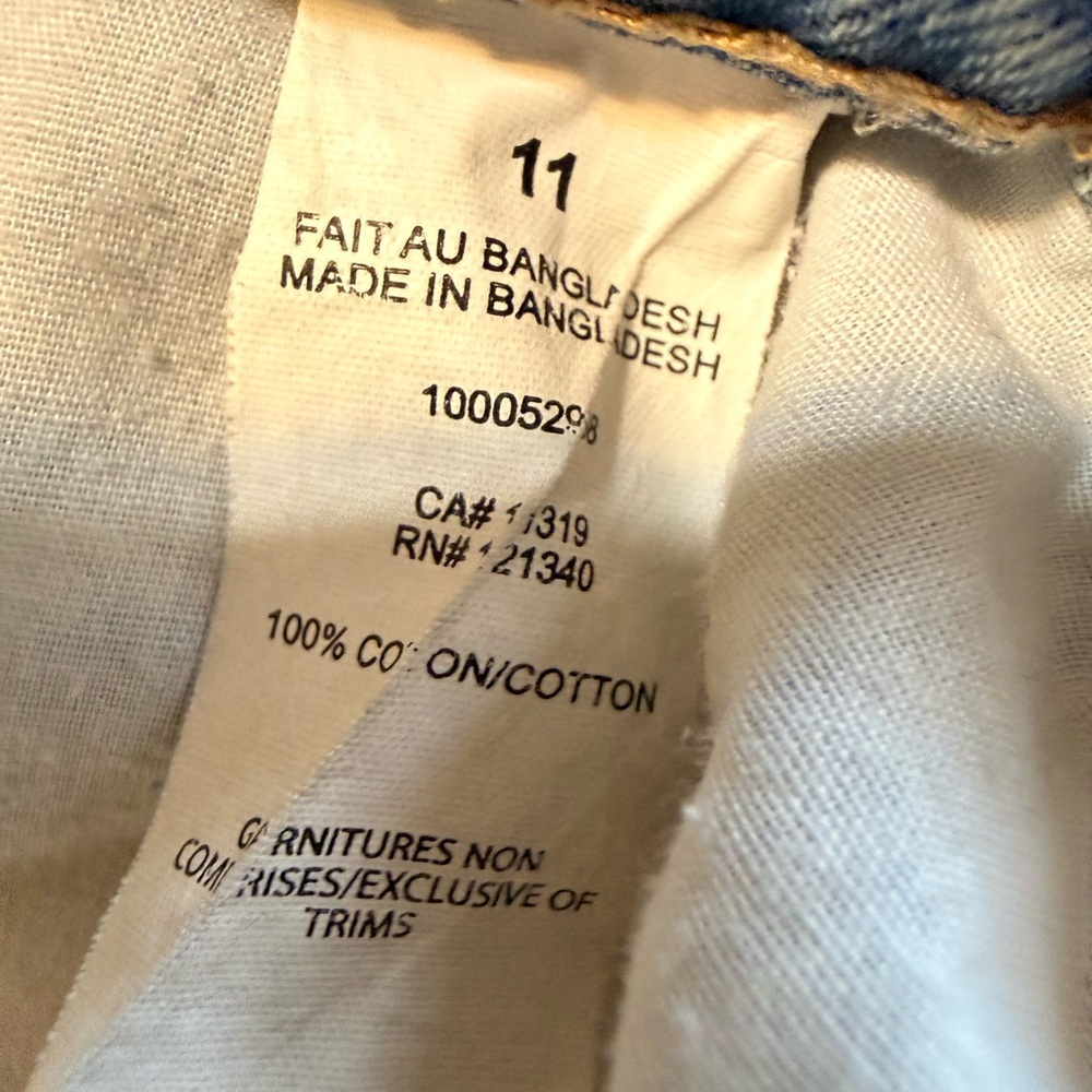 Garage Light Blue Distressed Boyfriend Jeans - Picture 5 of 5